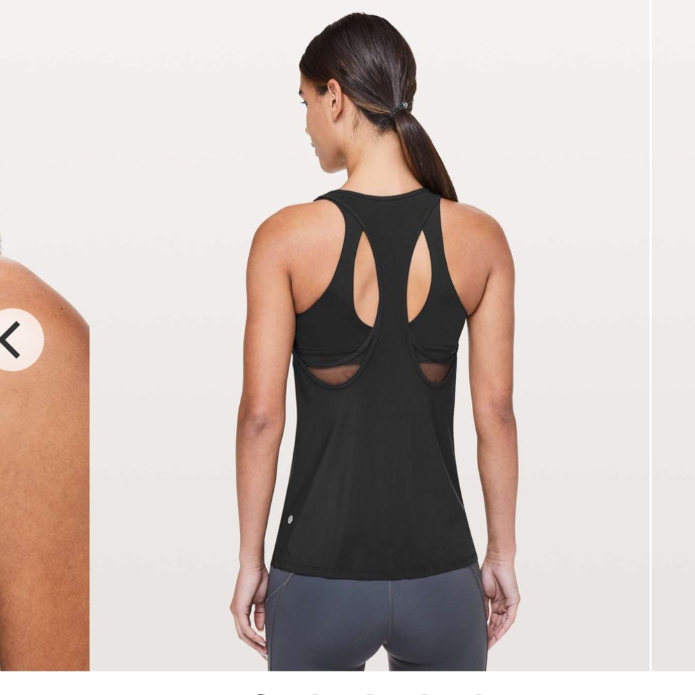 Lululemon Cross Conditioning 2-In-1 Tank *Medium Support B/C Cup in Black